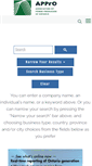 Mobile Screenshot of directory.appro.org